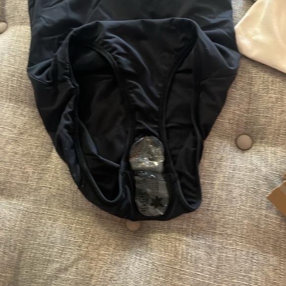 Talia Collins Asymmetrical Black Swimsuit - Picture 7 of 7